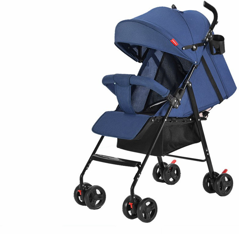 Little Tribe Pro Stroller Stroller(3, Navy Blue)