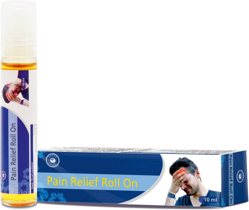 HerbRoot Surya Herbal Pain Relief Roll On,10ml,(Pack of 5)(Pack of 5, 10 ml)