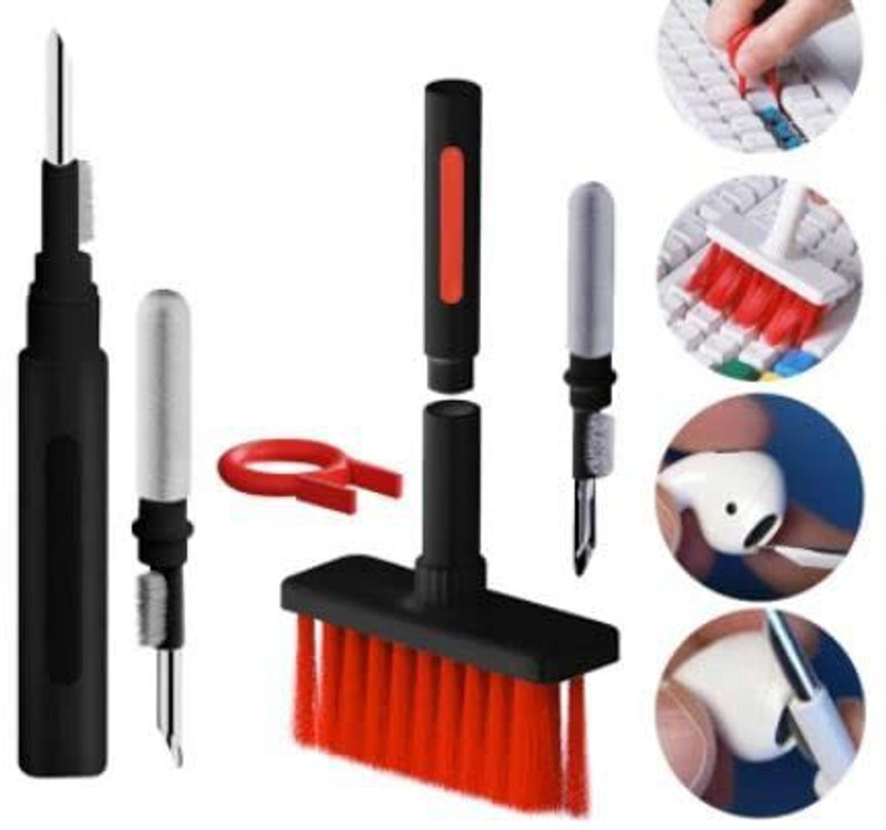 Modinity 5 in 1 Gadgets and Keyboard Cleaner Cleaning Soft Brush for Laptops, Mobiles, Computers(5 in 1 Gadgets and Keyboard Cleaner Cleaning)
