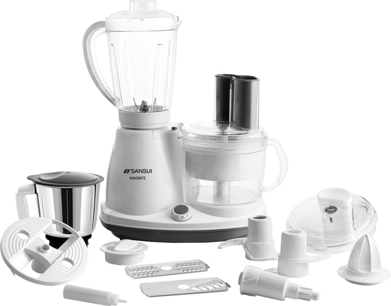 Sansui Magnite 600 W Food Processor(Grey and White)