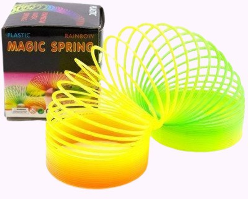 PARIVRIT Kid New Magic Slinky Spring Toy(Pack of 1) MAGIC SPRING Gag Toy(Multicolor)