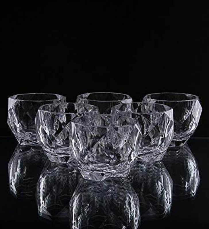 S1Store (Pack of 6) Water Juice Whiskey Wine Beer& Drinking Glass 300 ml Glass Set of 6 Glass Set Wine Glass(300 ml, Glass, Clear)