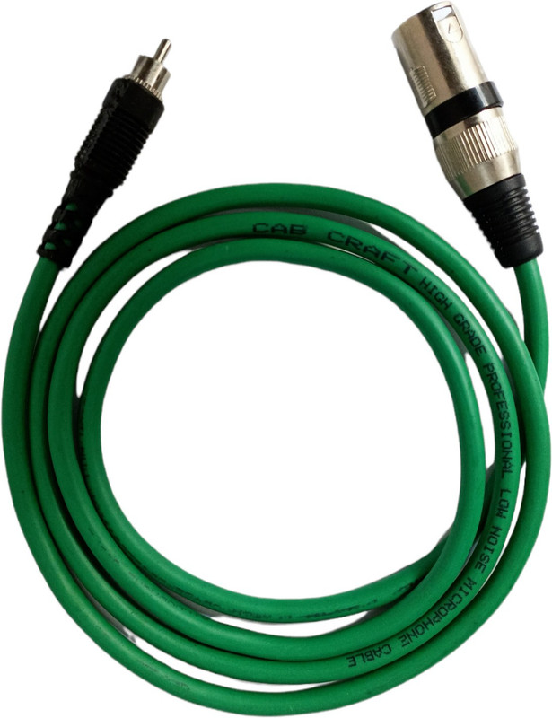NLK 09-2m.male.xlr.to.rca.pin Straight XLR Patch Cable(2 m in Length)