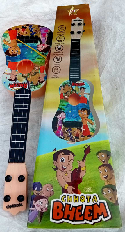 Kmc kidoz Music Mini Guitar Toy for Kids gifts(Multicolor)