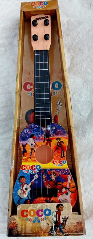 Kmc kidoz Mini Plastic Guitar Learning Kids Toy Birthday Gifts(Multicolor)