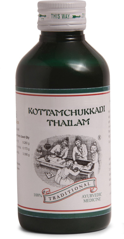 Kairali Kottamchukkadi Thailam - Ayurvedic Oil Neuro Muscular Pains (200 ml)(200 ml)