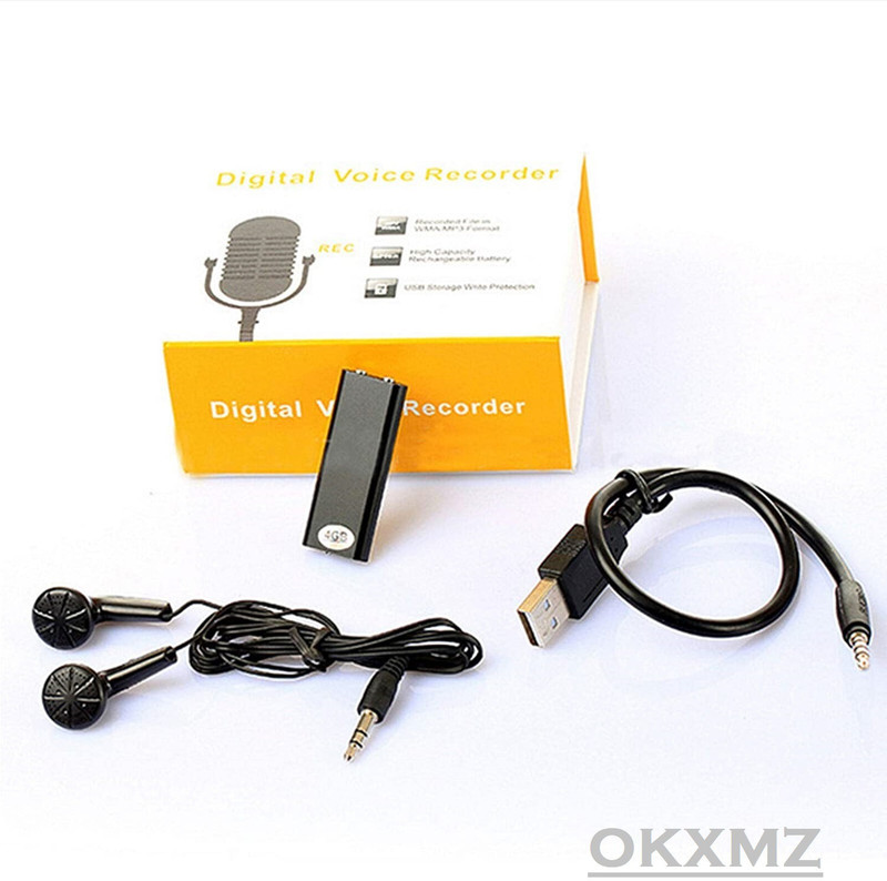 Bzrqx Small Mini Voice Activated Audio Recorder Hidden | Long 20 Hours Recording 8 GB Voice Recorder(0 inch Display)