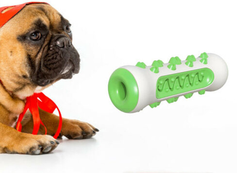 Woofy Chewable Puppy Teething Toys Dog Dental Care Toothbrush Toy Rubber Chew Toy For Dog & Cat