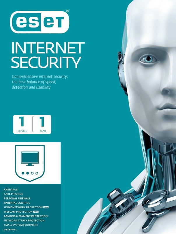 ESET Internet Security 10 User 1 Year(CD/DVD)