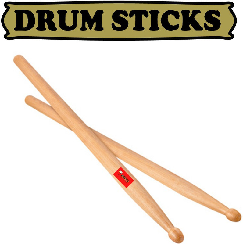 aadia 37 CMS. WOODEN BEGINNERS LEARNERS STUDENTS PRACTISE Drumsticks(Drumsticks: 2)