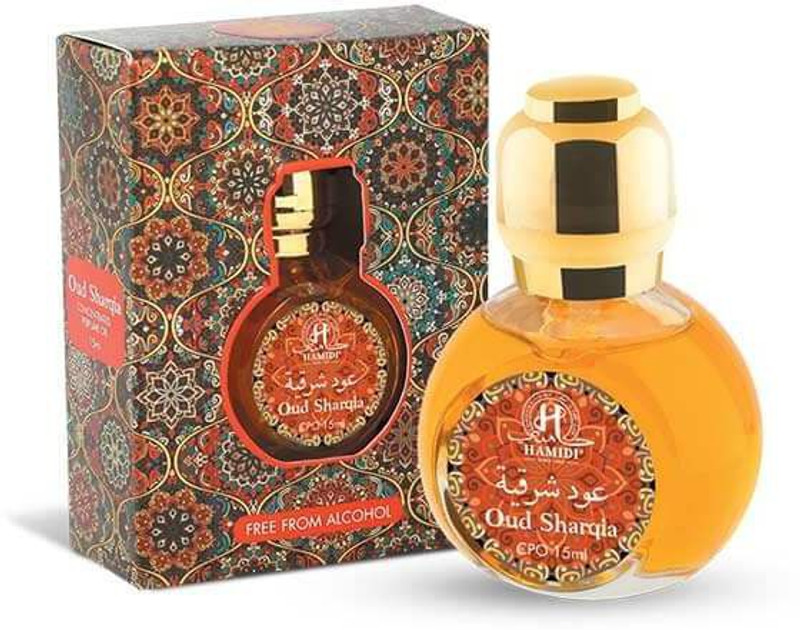 Hamidi OUD SHARQIA CONCENTRATED PERFUME OIL 15 ml | Non-Alcoholic Herbal Attar(Floral)