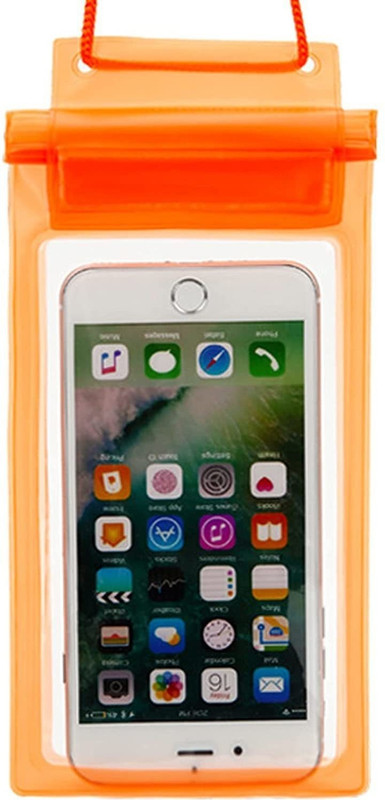 BKKTRADERS Pouch for waterproof pouch cover bag combo, Cell Phone case All Mobile Phones(Multicolor, Waterproof, Plastic, Pack of: 1)