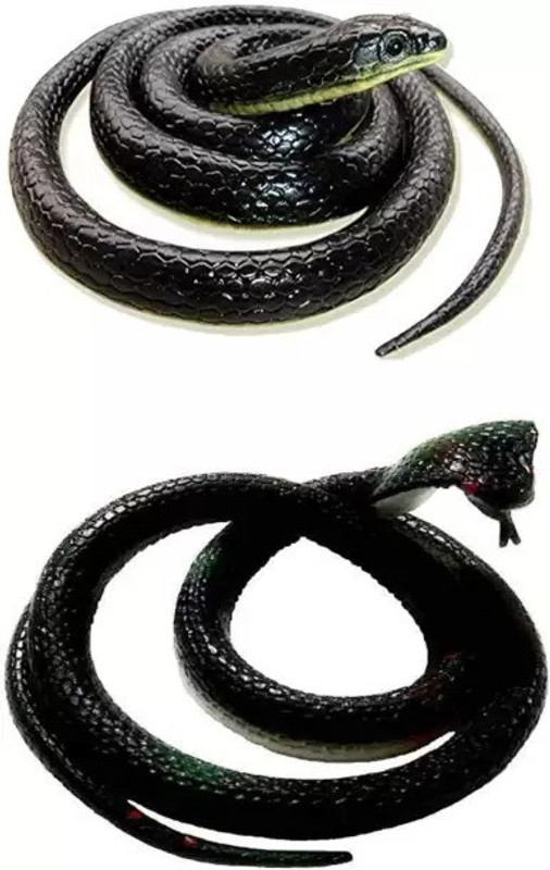 tryzens Rubber Snakes Look Durable Snake Prank Toy & Gifts Snakes for Kids Pack of 2 SNAKE Gag Toy(Multicolor)