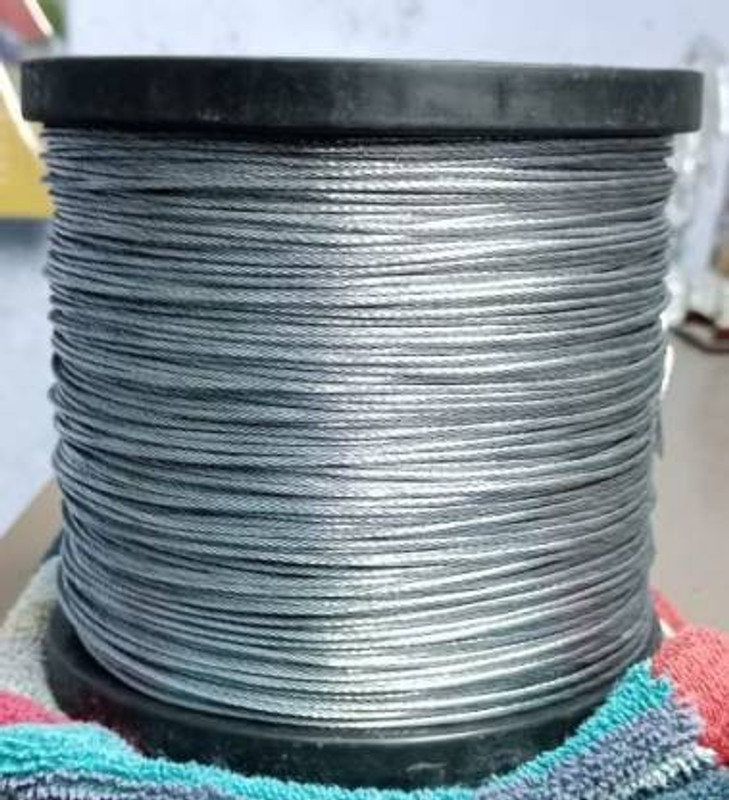 KHF FarmEasy Jhataka Machine Fencing Clutch Wire for Boundary 1000mtr Portable Portable Green House(Silver)