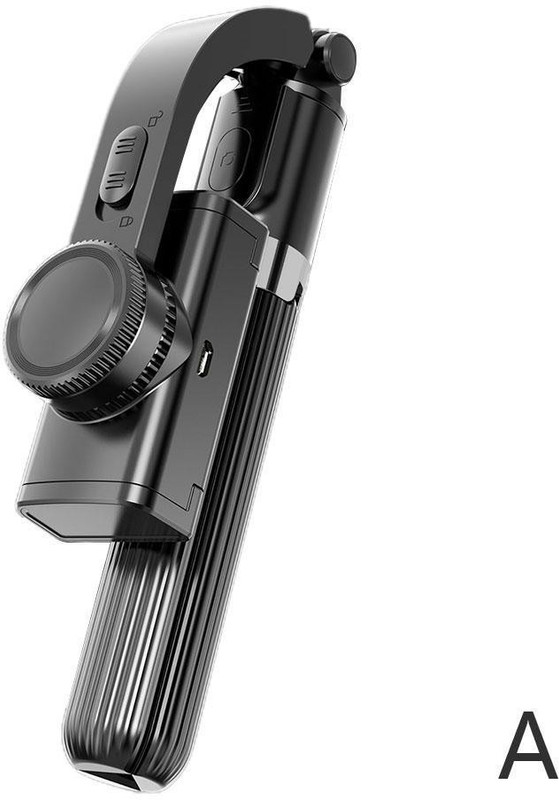 IMMUTABLE L08 Gimbal Handheld Stabilizer for Mobiles H53 Monopod(Black, Supports Up to 200 g)
