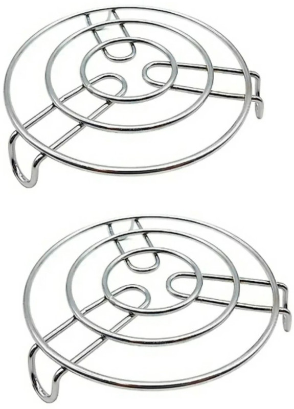 HERMOSA Cooking stand Mirror Finish Trivet(Pack of 2)