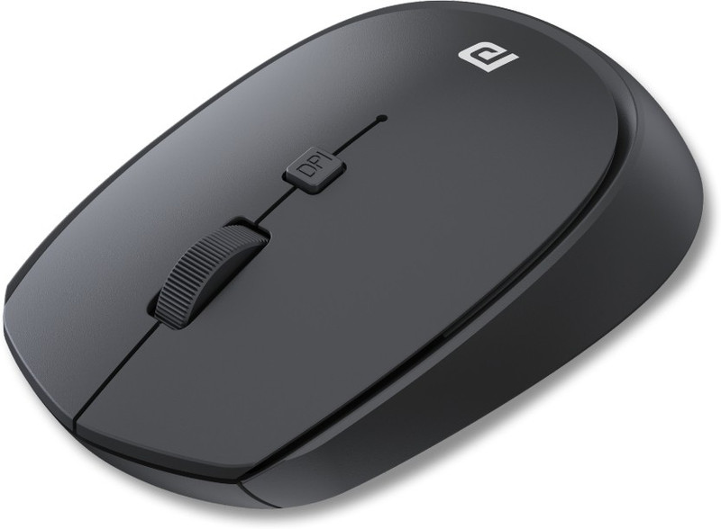 Portronics Toad 23 Ambidextrous Optical Mouse POR 1610(2.4GHz Wireless, Black)