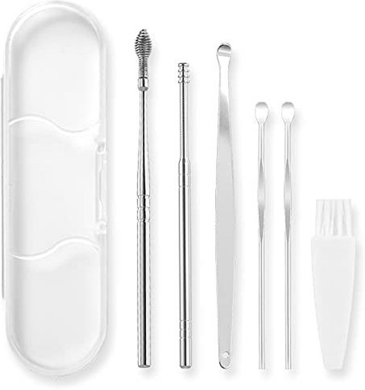 Sadvidhya Ear Cleaning Tools kit Ear Wax Cleaner Earwax Remover Stick Set Spring Pet First Aid Kit(1 Pieces)