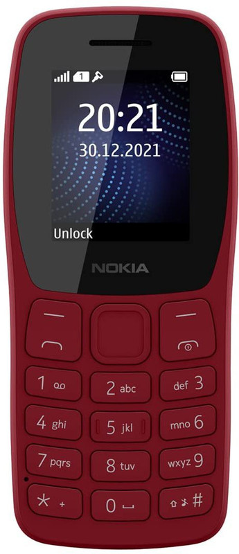 Nokia 105SS PLUS(Red)