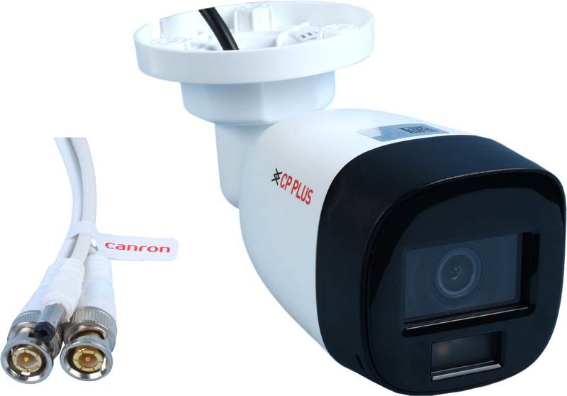 CANRON Bnc & Dc Cp plus Plug-n-Play Full COLOR HD 2.4MP IR Bullet Guard+ Camera,CR-57 Security Camera(1 Channel)
