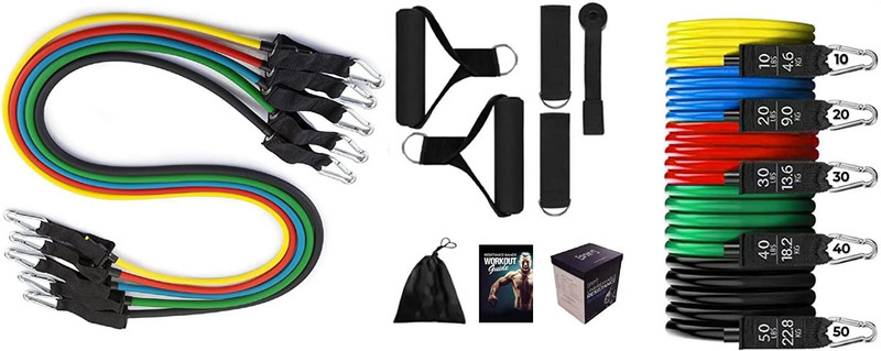 FITROW Exercise Tube, for Physical Therapy, Home Workouts, Boxing Training Resistance Band