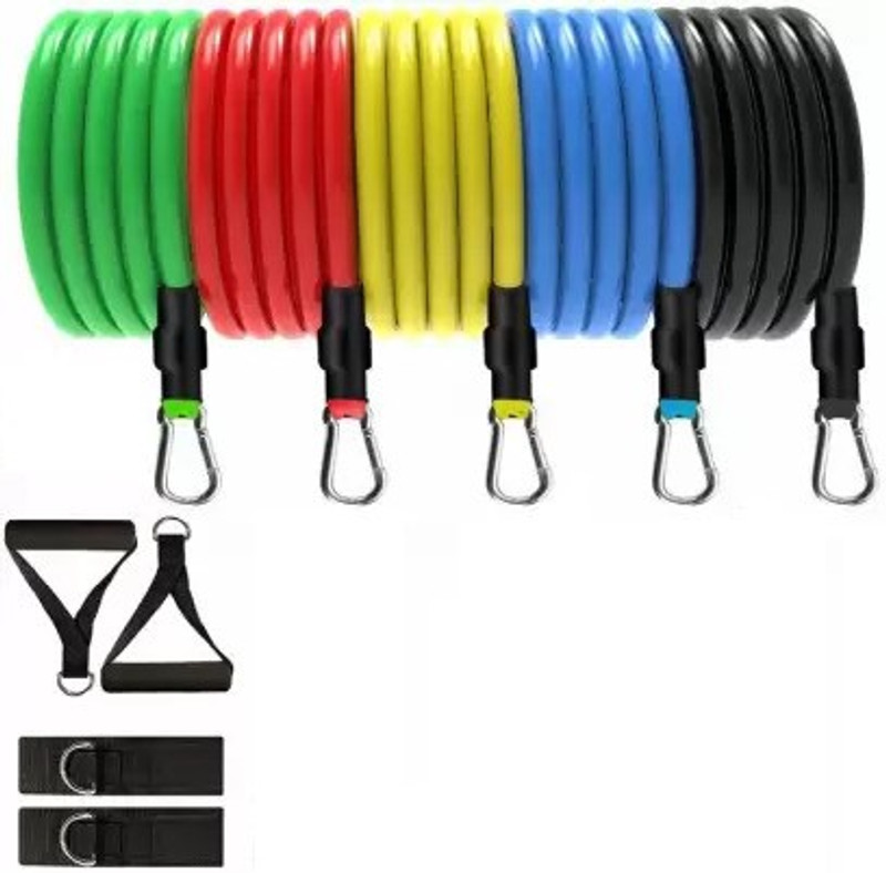 FITROW Resistance Exercise Bands with Door Anchor, Handles, Waterproof Carry Bag, Resistance Band