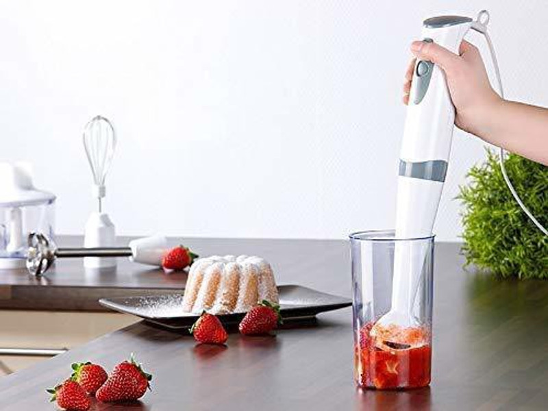 REPLEX Electric Hand Blender Mixer with Stainless Steel Blade Portable Hand Muller Grinder