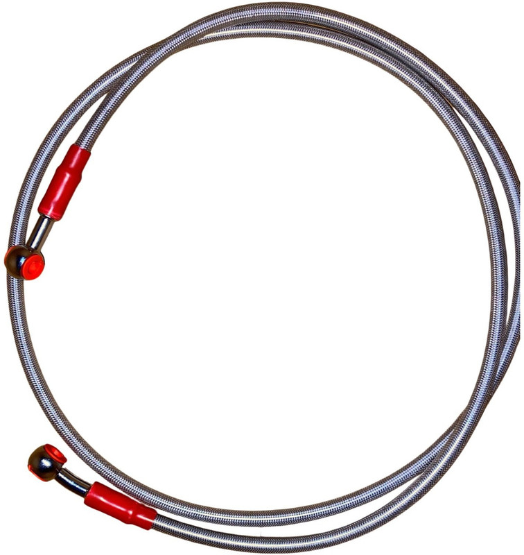 SBA IMPORTED DISC HOSE PIPE STEEL BRAIDED 120 CM Suitable for all bikes Brake Disc