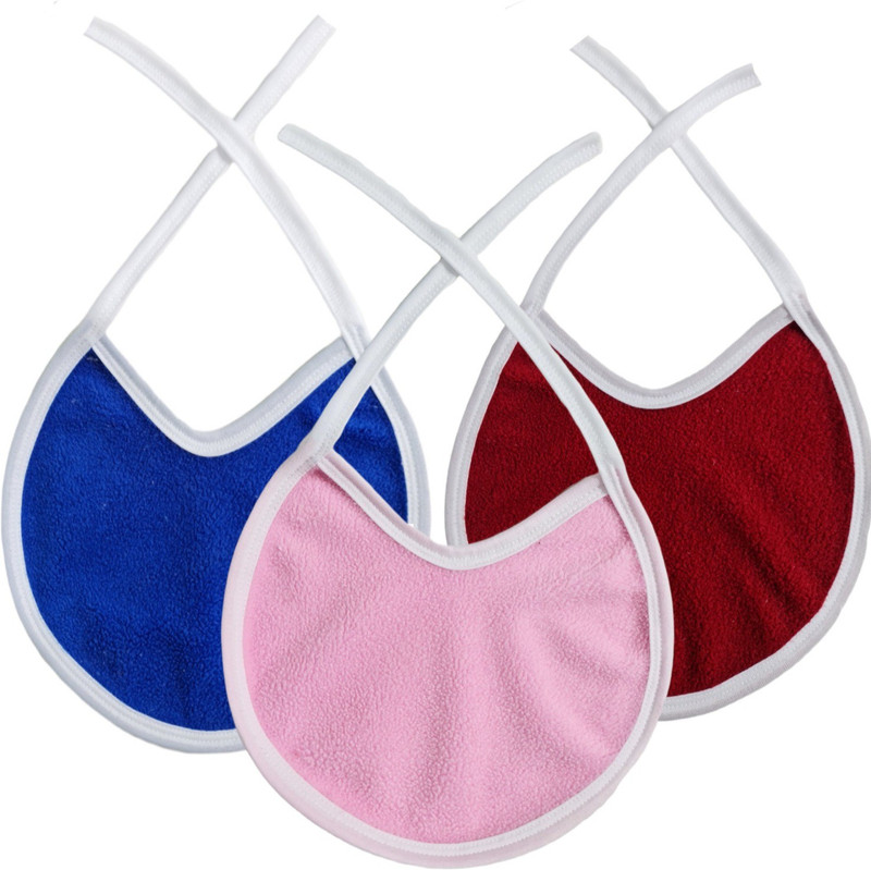 BRANDONN Baby laminated waterproof Feeding bibs Pack of 3(Combo 1)