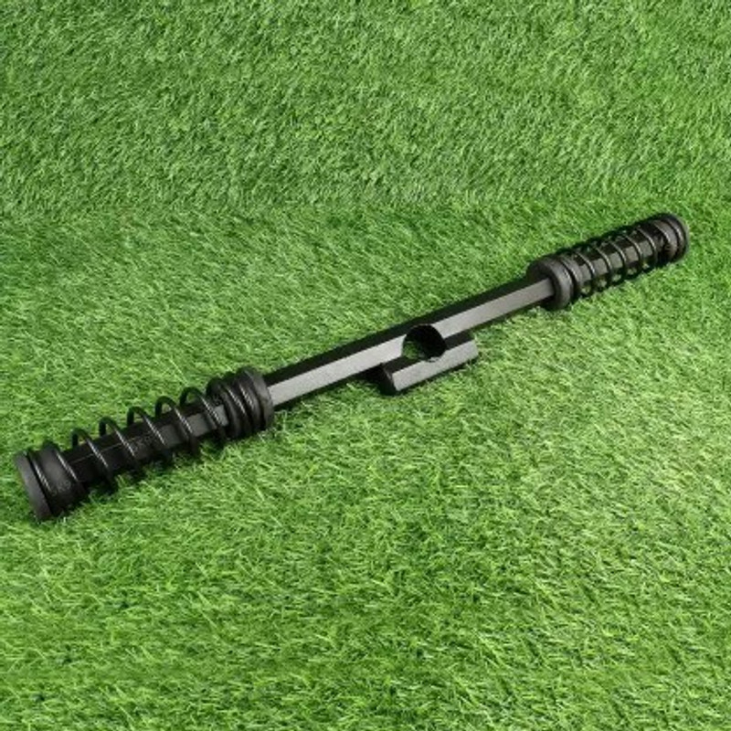 DOLSHACOB SINGLE ROD SPRING LEG GUARD BLACK BULLET ENFIELD STRONG HEAVY DUTY MADEININDIA Bike Crash Guard(Royal Enfield)