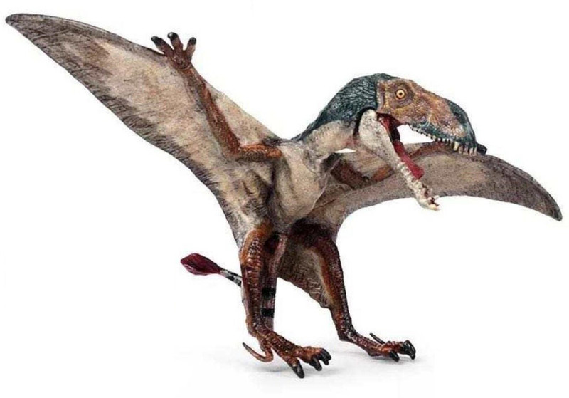 Delite New Dinosaur PTEROSAUR Jurassic World MINI Toy Figure Kids(Brown)