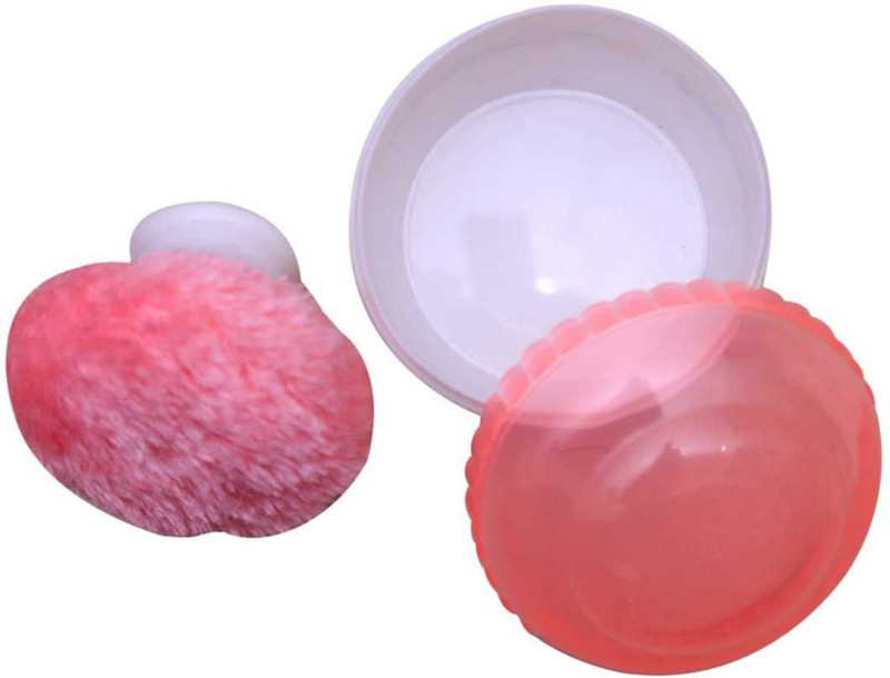 KRISHNA baby paudar puff with box(Pink)