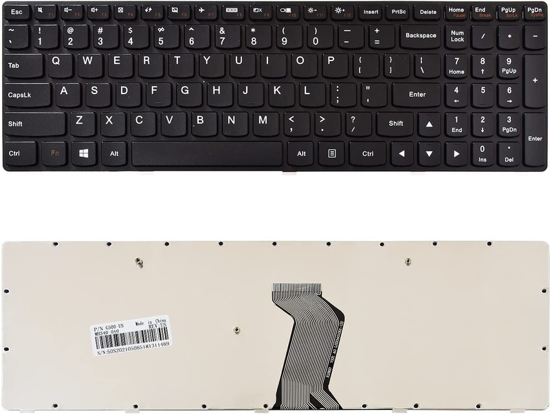 TechSio Ideapad G500 G505 G510 G700 G700A G710 G500AM G700AT Internal Laptop-size Laptop Keyboard Compatible with Desktop, Laptop, Mac Easy to Use,Plug and Play,Quick, Comfy Durable body(Black)