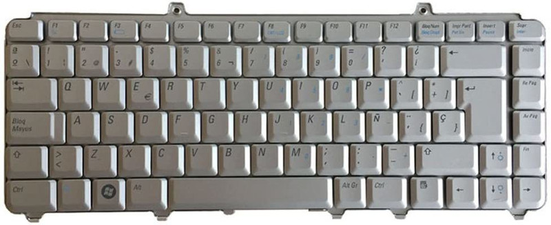 SellZone INSPIRON 1420 1520 1521 1525 1526 1540 1545 VOSTRO 1000 1400 Silver Laptop Keyboard Replacement Key