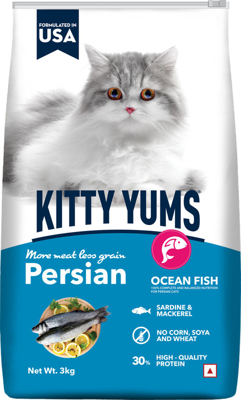 Kitty Yums Persian Ocean Fish 3 kg Dry Adult Cat Food