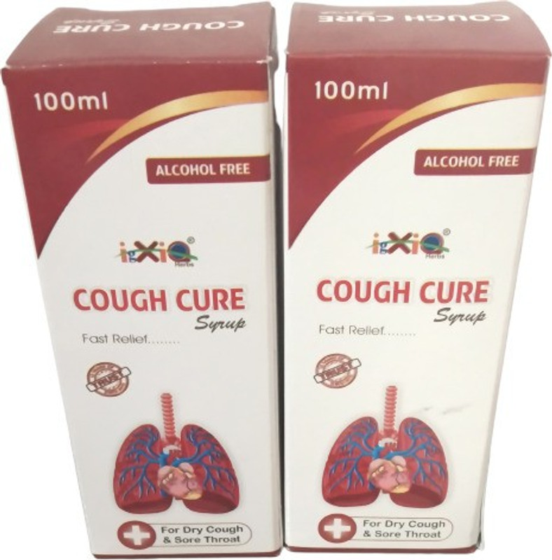 igxia herbs cough cure syrup(Pack of 2, 200 ml)