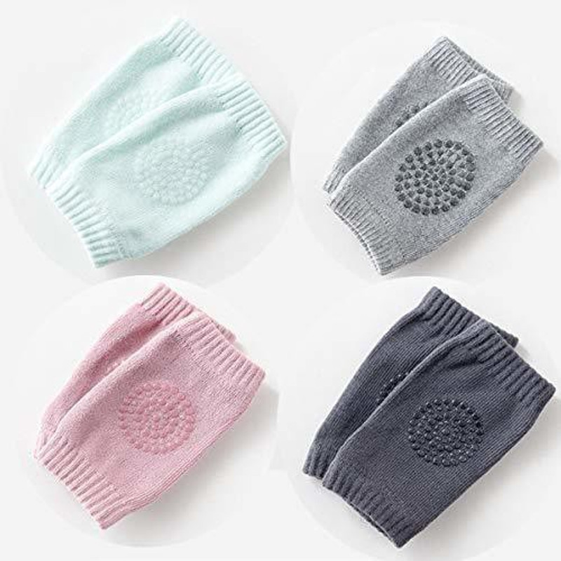 smilykid Knee & Elbow Guard/pad for Crawling Safety Protector Comfortable Cap for Leg Multicolor Baby Knee Pads(Elastic, Anti-slip)
