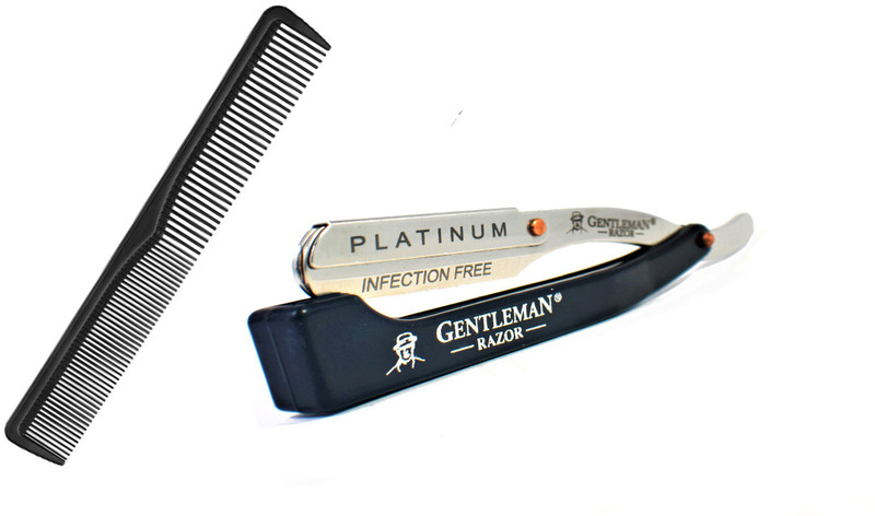 Gentleman Black Panther Shaving Razor With Comb, Men & Women