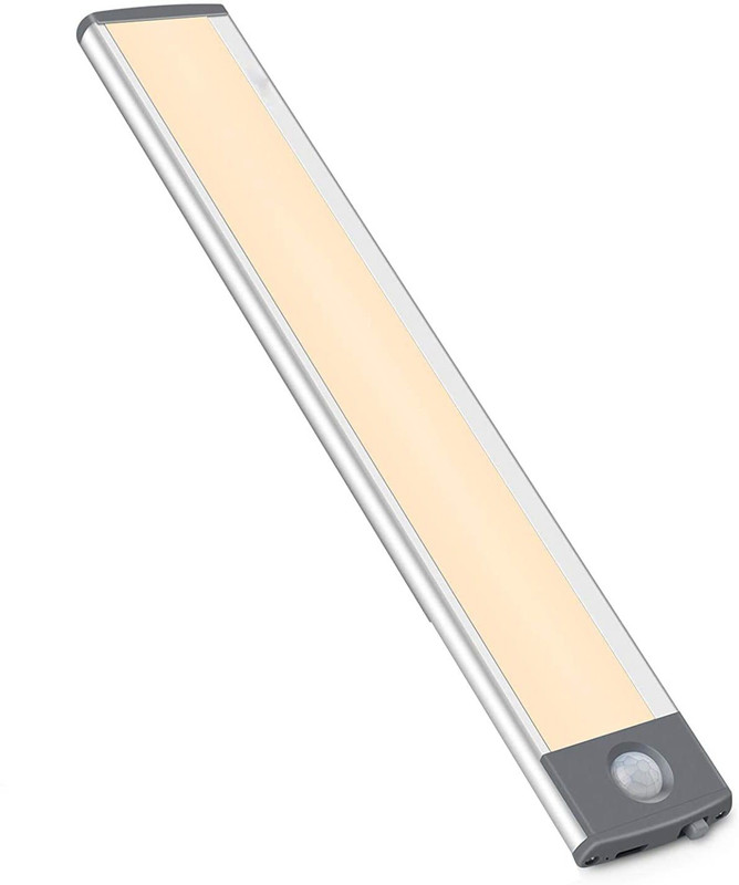 MARS Motion Sensor Closet Lights, 10 Led Battery Powered Lights Led Smart 8 W 10 cm Tube Light(White)