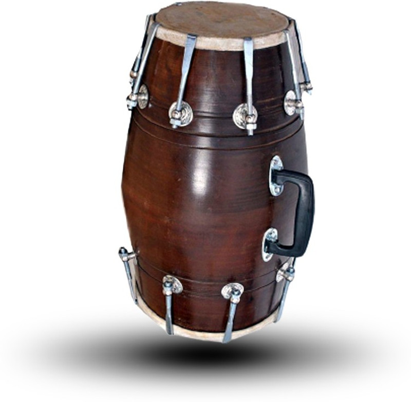 AMRO AMRON05 Nut & Bolts Dholak(Brown)