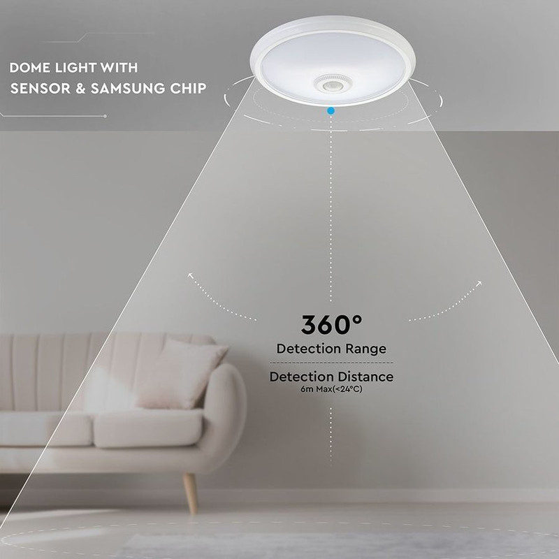 ENMORA RRT- Sensor Light for Home with USB Charging Rechargeable T57 Ceiling Lamp