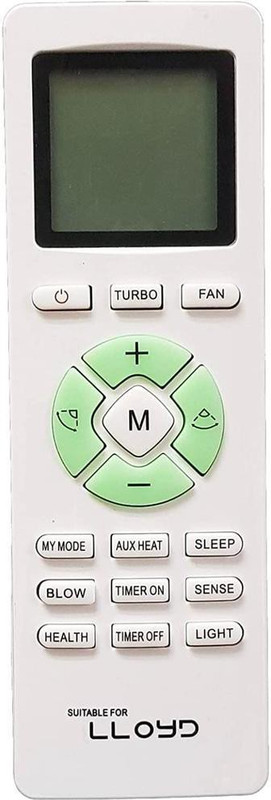 J.K. WEBSHOP Air Conditioner Remote Compatible for Lloyd Split AC (AC-233) Llyod Ac Remote Controller(White)