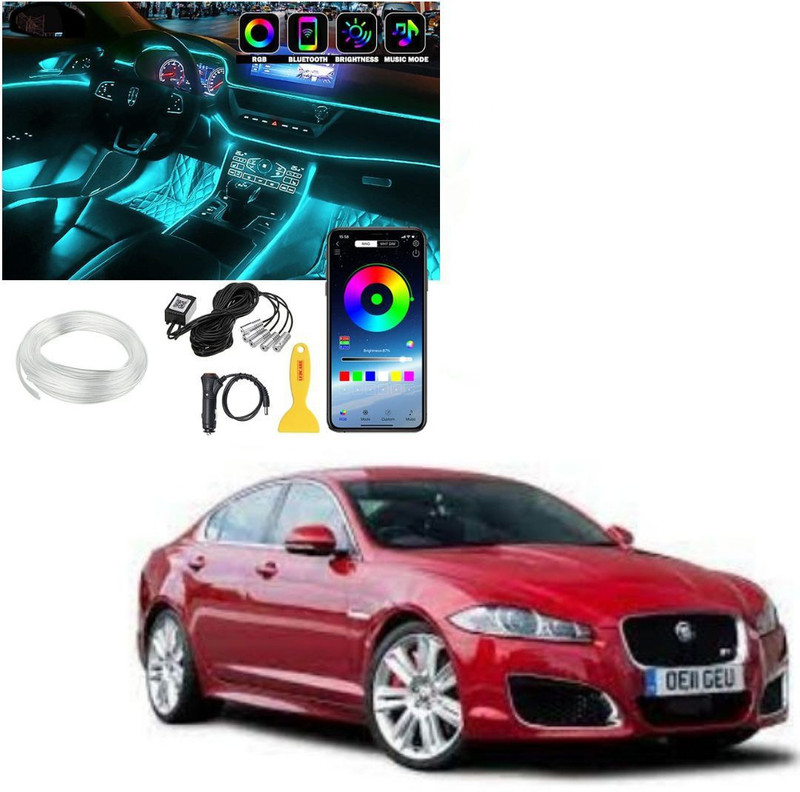 AUTOGARH LED Interior Strip Multicolor Lighting Kit With Bluetooth App For Audi R8 Car Fancy Lights(Multicolor)
