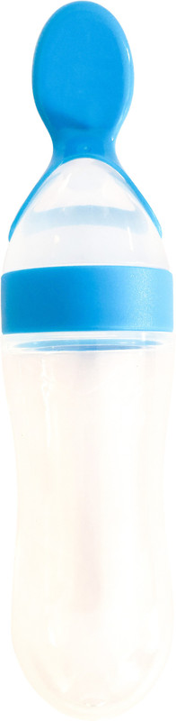 Minifellas Silicon Baby Spoon Feeder(Blue)