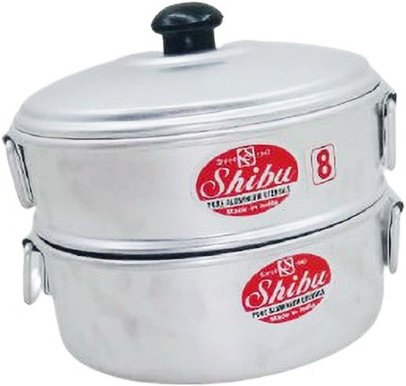 SHIBU Aluminium Momo Steamer (Food Capacity: 24 Momos) Aluminium Steamer(10 L)