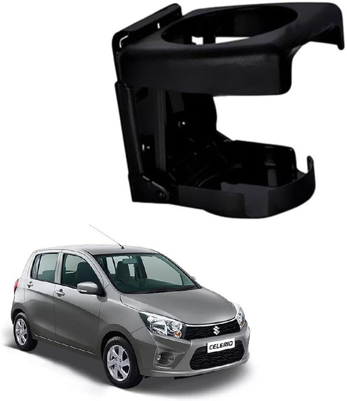 SPREADX StylishCar Glass/ Cup/ Bottle Holder 1 pcs BlackColour forMarutiSuzukiCelerioT-2 Car Bottle Holder(Plastic)