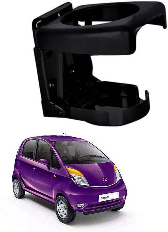 SPREADX Stylish Car Glass/ Cup/ Bottle Holder 1 pcs Black Colour for Tata Nano Car Bottle Holder(Plastic)