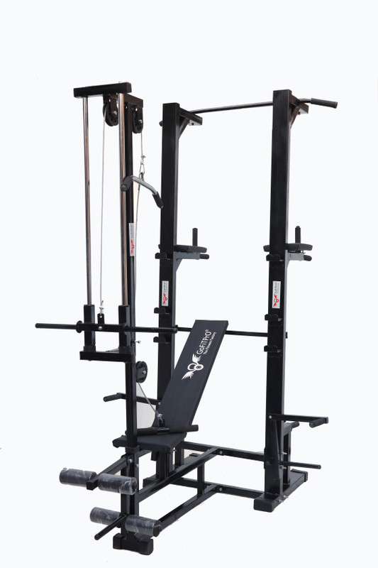 GoFiTPrO abs tower 20 in 1 Bench pipe size (1.5 inch x 3 inch) Multipurpose Fitness Bench
