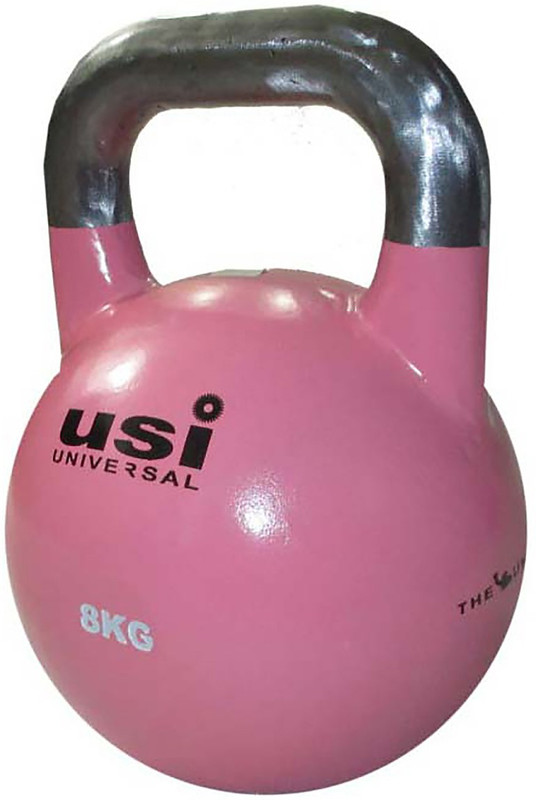 usi Kettlebell, 8Kg Kettlebell Free Weights, CKB8 Competition Kettlebell Pink Kettlebell(8 kg)