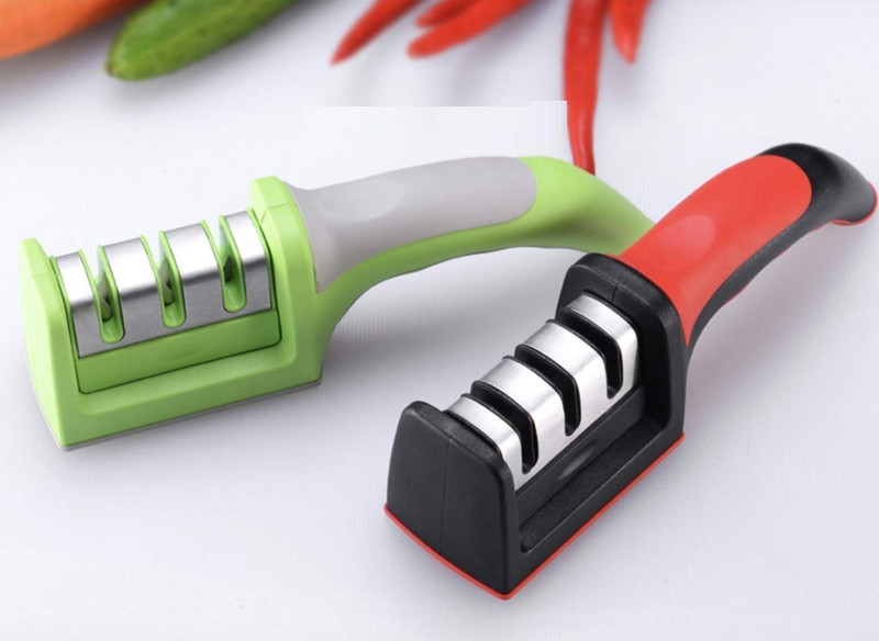 LNT Manual Kitchen,2 Stage Tool for Knives (Carbon ) Knife Sharpening Steel(Steel)